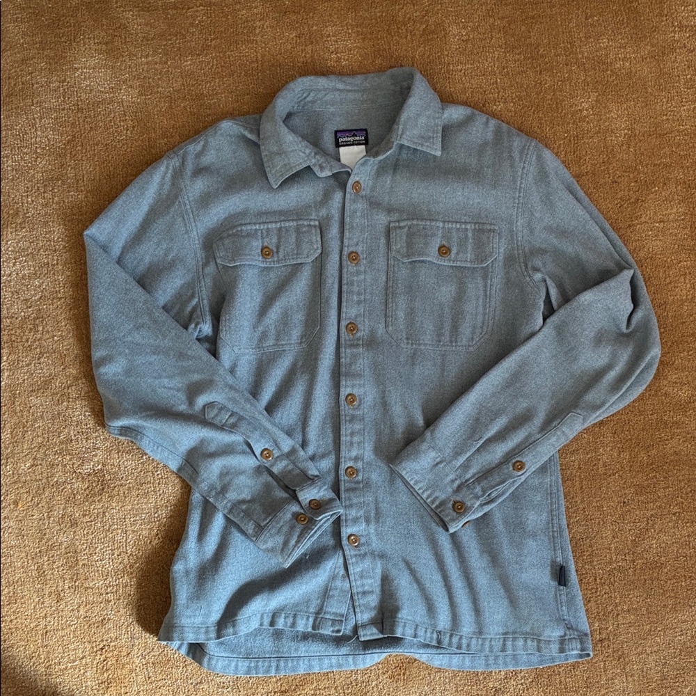 Patagonia Fjord Flannel - Men’s M - Gray